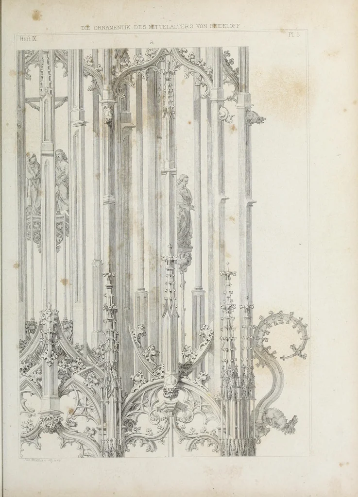 An illustration from Ornamentik des Mittelalters, 1838, leaf 154