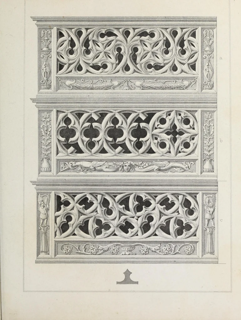 An illustration from Ornamentik des Mittelalters, 1838, leaf 180