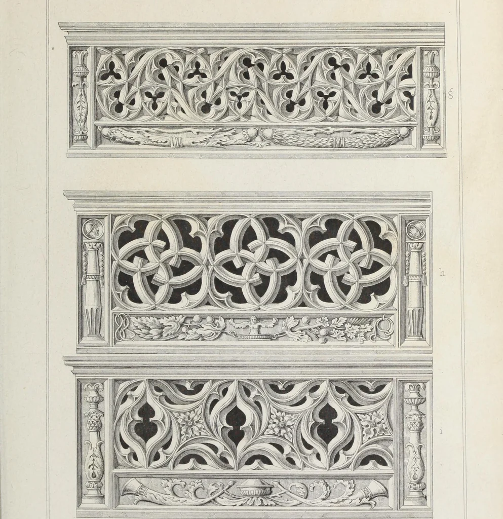 An illustration from Ornamentik des Mittelalters, 1838, leaf 184