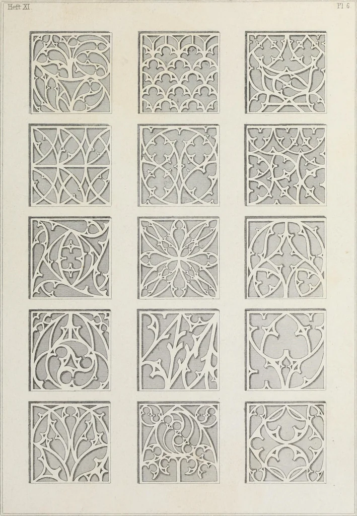 An illustration from Ornamentik des Mittelalters, 1838, leaf 188