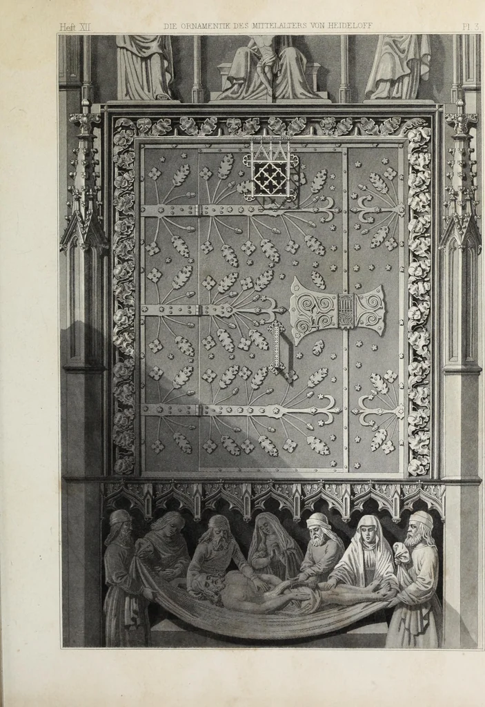 An illustration from Ornamentik des Mittelalters, 1838, leaf 198