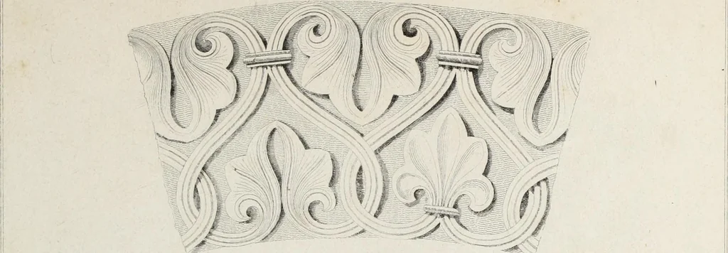 An illustration from Ornamentik des Mittelalters, 1838, leaf 20