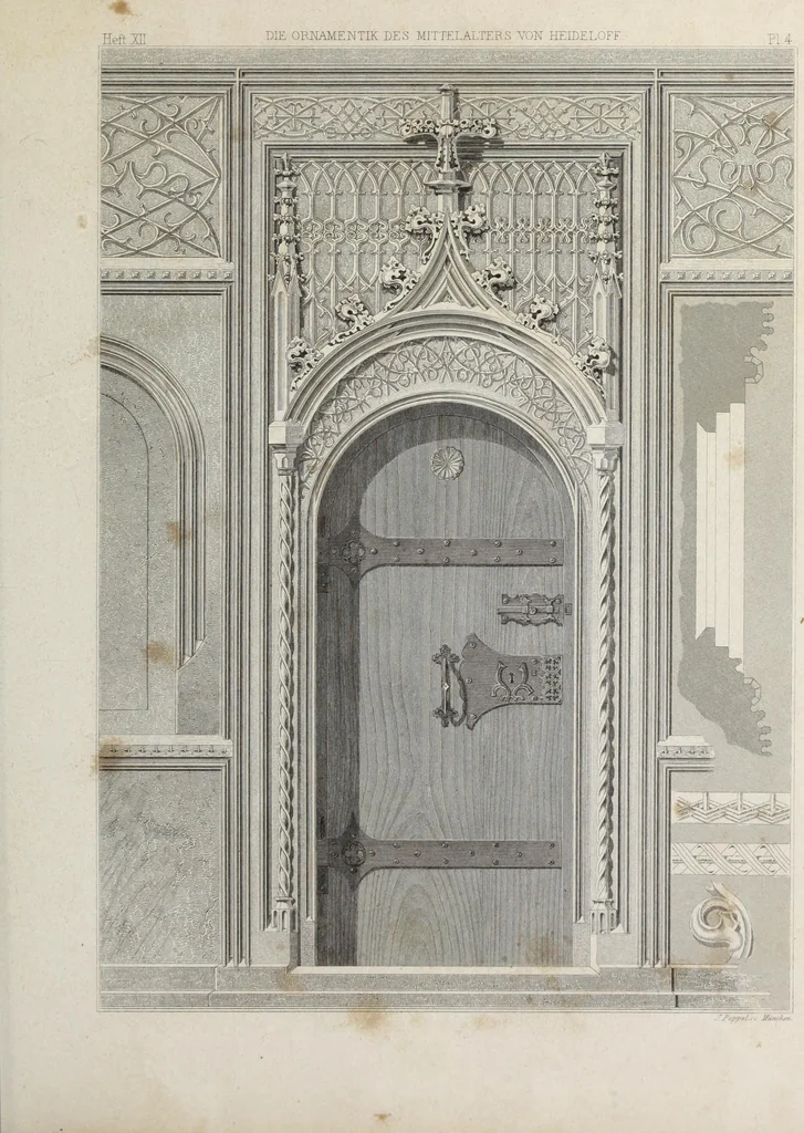 An illustration from Ornamentik des Mittelalters, 1838, leaf 200