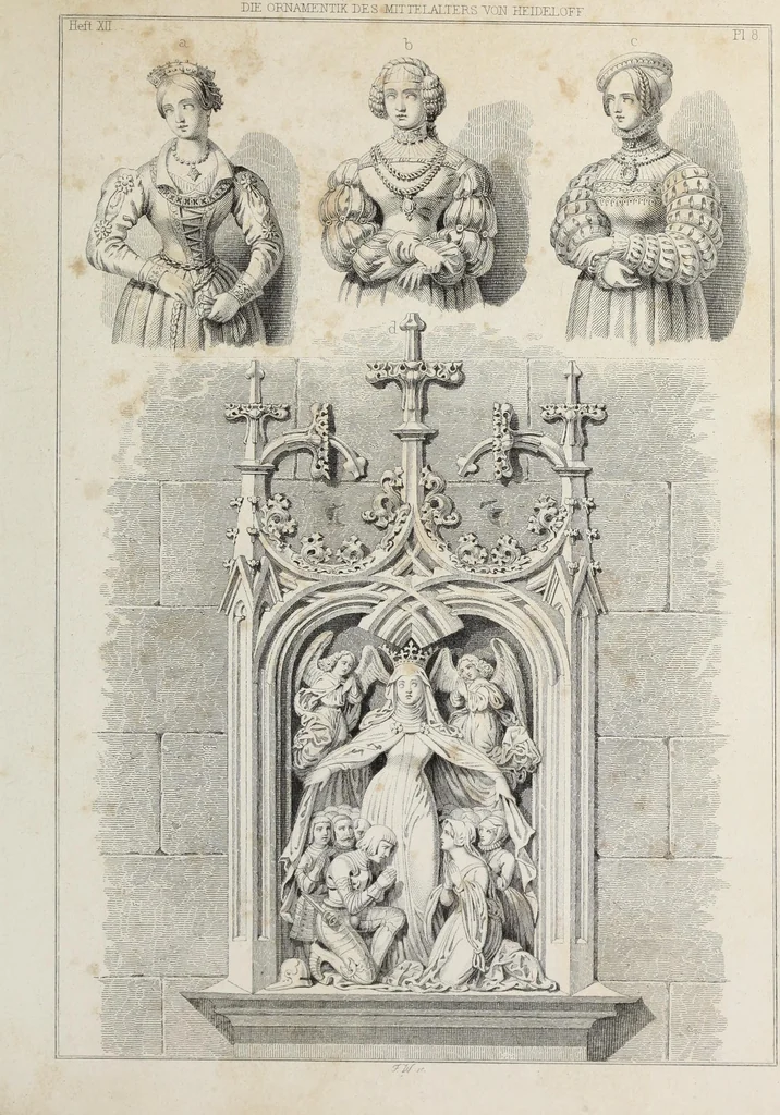 An illustration from Ornamentik des Mittelalters, 1838, leaf 208