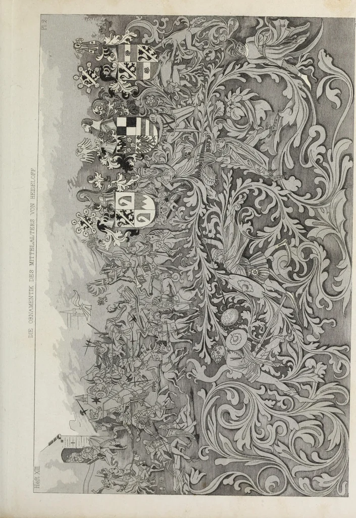 An illustration from Ornamentik des Mittelalters, 1838, leaf 218
