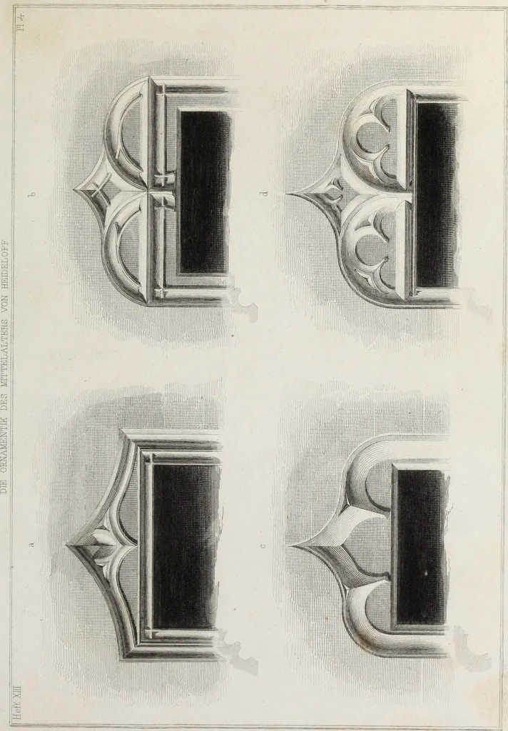 An illustration from Ornamentik des Mittelalters, 1838, leaf 222