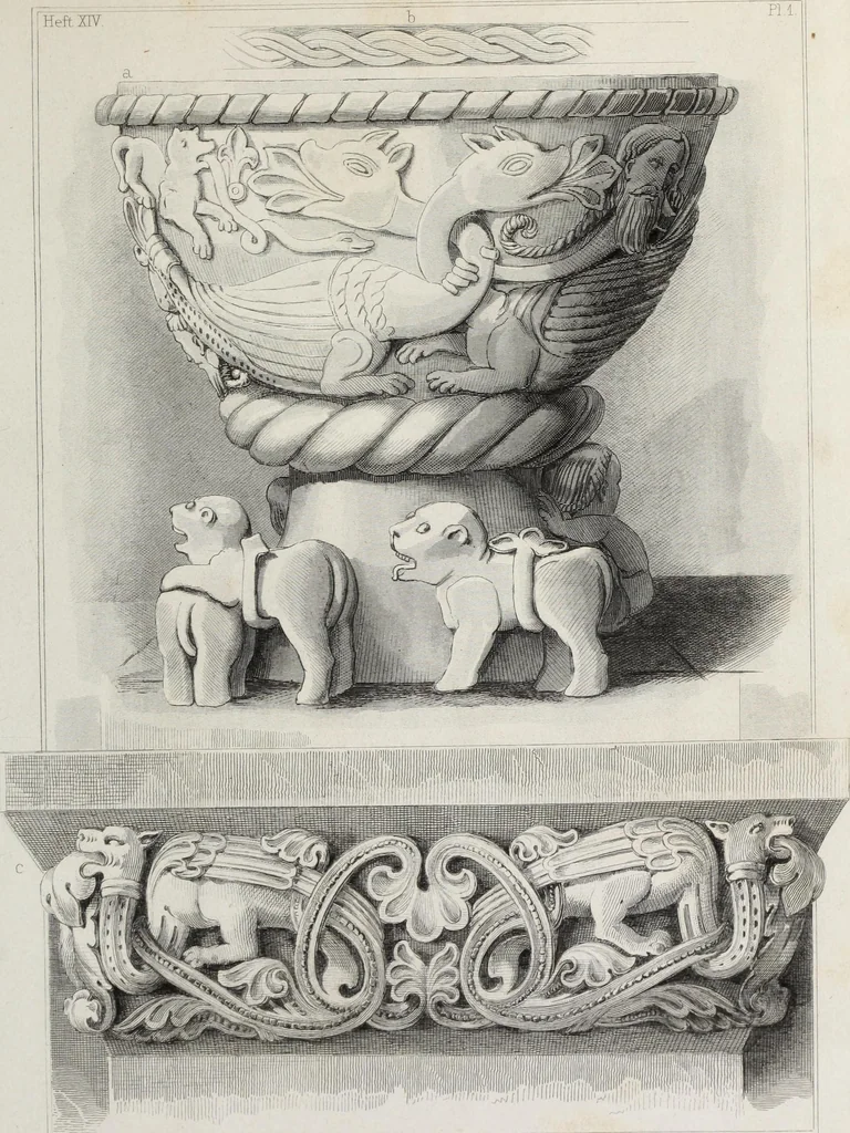 An illustration from Ornamentik des Mittelalters, 1838, leaf 232