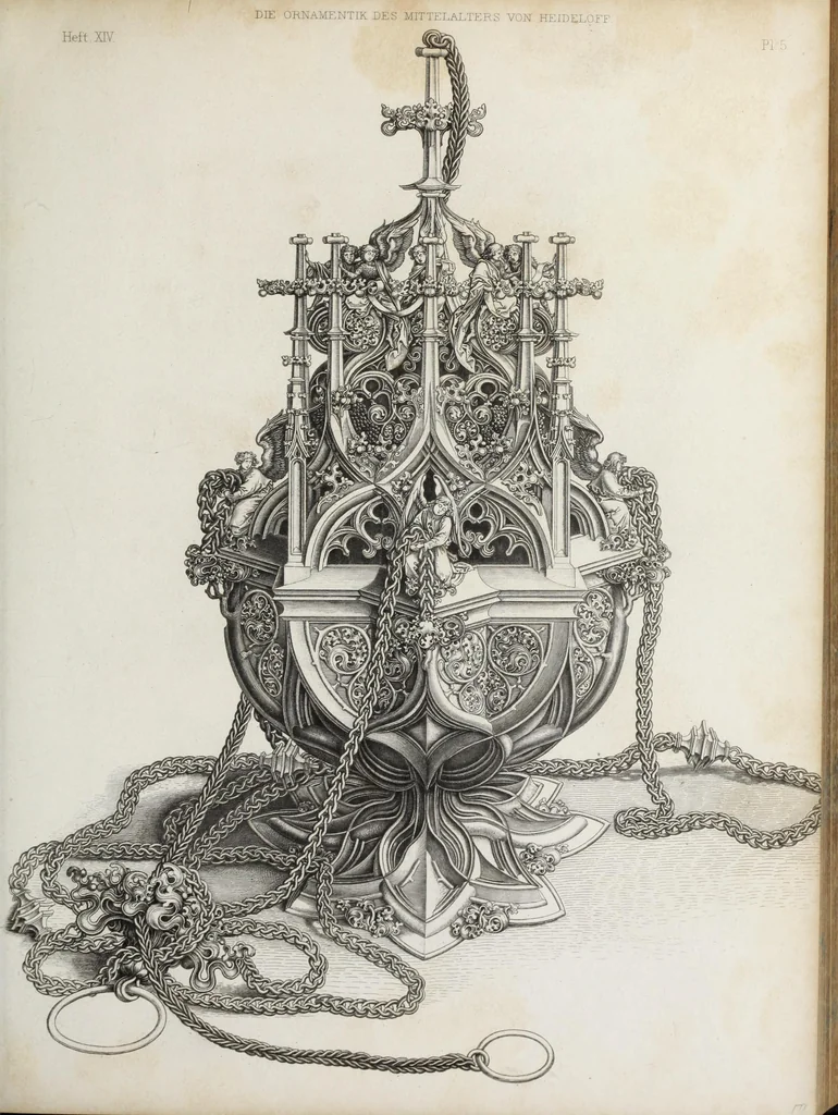 An illustration from Ornamentik des Mittelalters, 1838, leaf 240