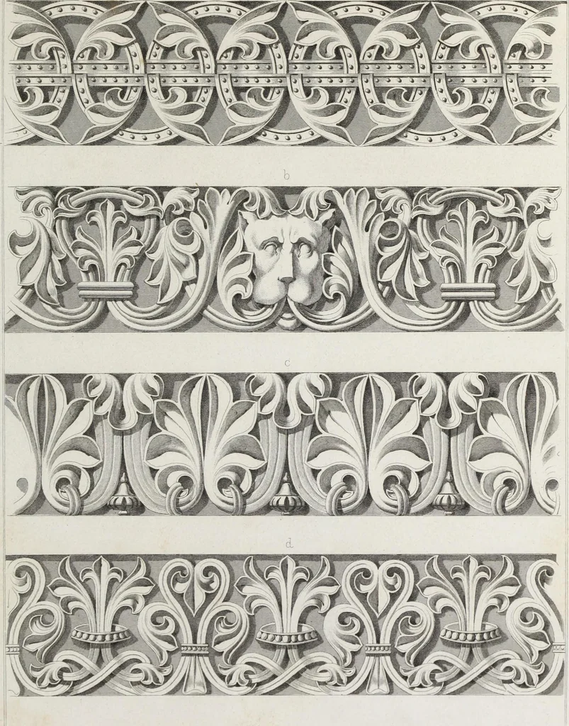 An illustration from Ornamentik des Mittelalters, 1838, leaf 250