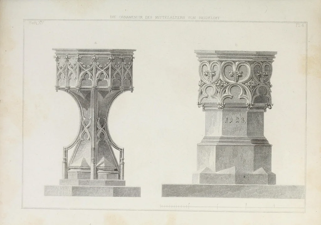 An illustration from Ornamentik des Mittelalters, 1838, leaf 254