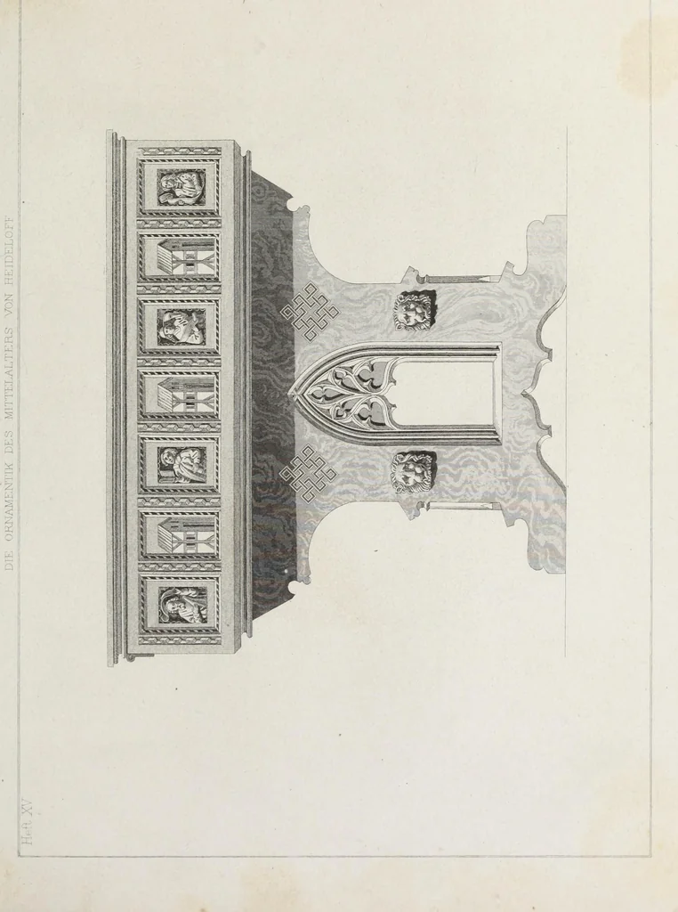 An illustration from Ornamentik des Mittelalters, 1838, leaf 258