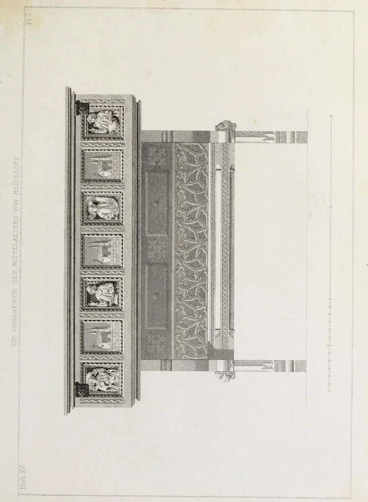 An illustration from Ornamentik des Mittelalters, 1838, leaf 260