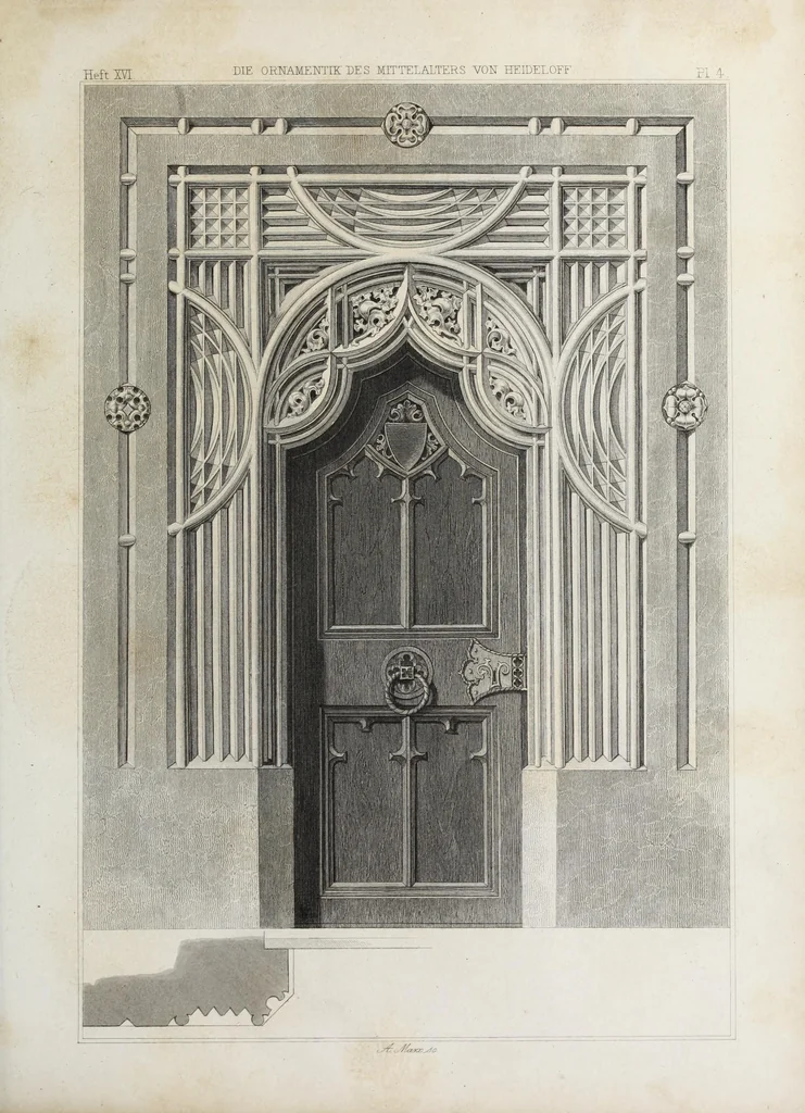 An illustration from Ornamentik des Mittelalters, 1838, leaf 270