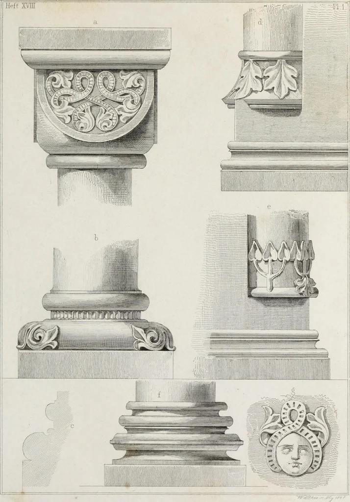 An illustration from Ornamentik des Mittelalters, 1838, leaf 296