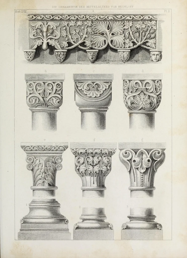 An illustration from Ornamentik des Mittelalters, 1838, leaf 298