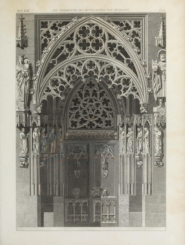 An illustration from Ornamentik des Mittelalters, 1838, leaf 302