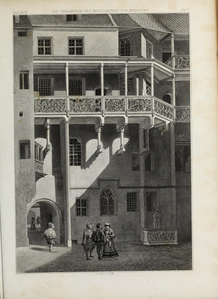 An illustration from Ornamentik des Mittelalters, 1838, leaf 308