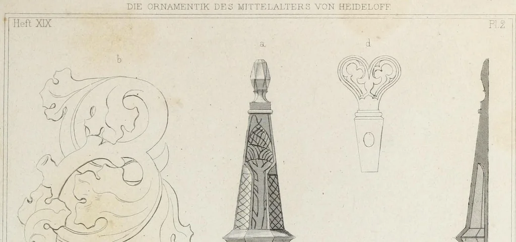 An illustration from Ornamentik des Mittelalters, 1838, leaf 320
