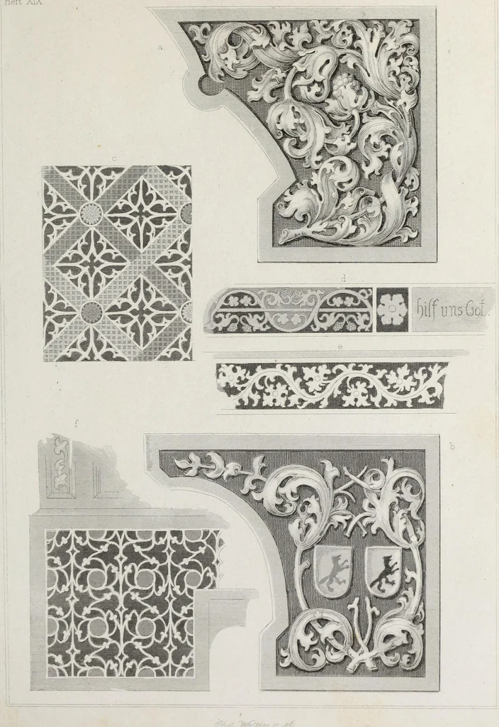 An illustration from Ornamentik des Mittelalters, 1838, leaf 326