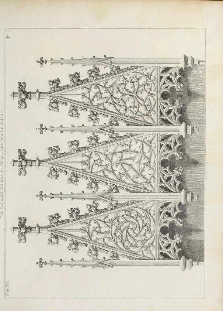 An illustration from Ornamentik des Mittelalters, 1838, leaf 332