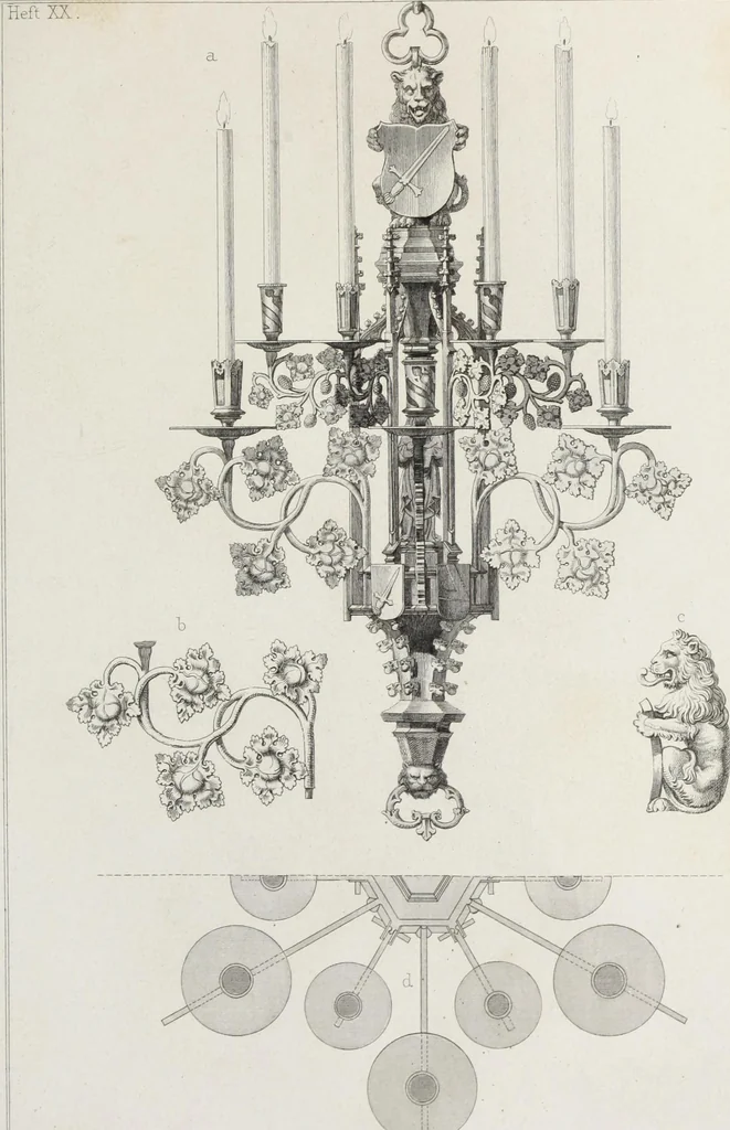 An illustration from Ornamentik des Mittelalters, 1838, leaf 344