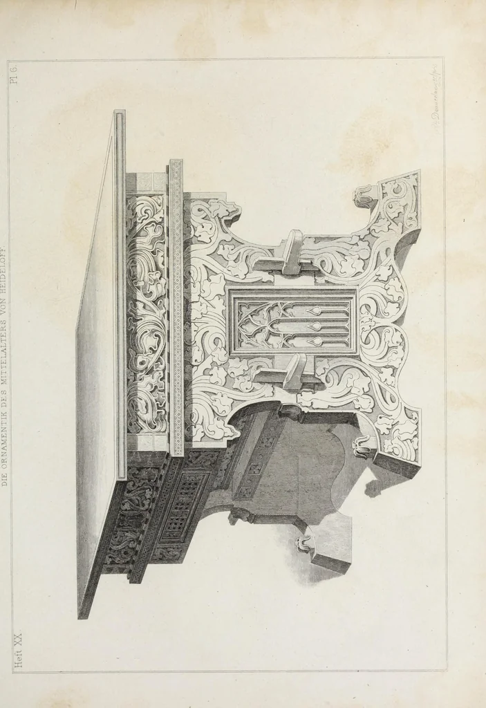 An illustration from Ornamentik des Mittelalters, 1838, leaf 346