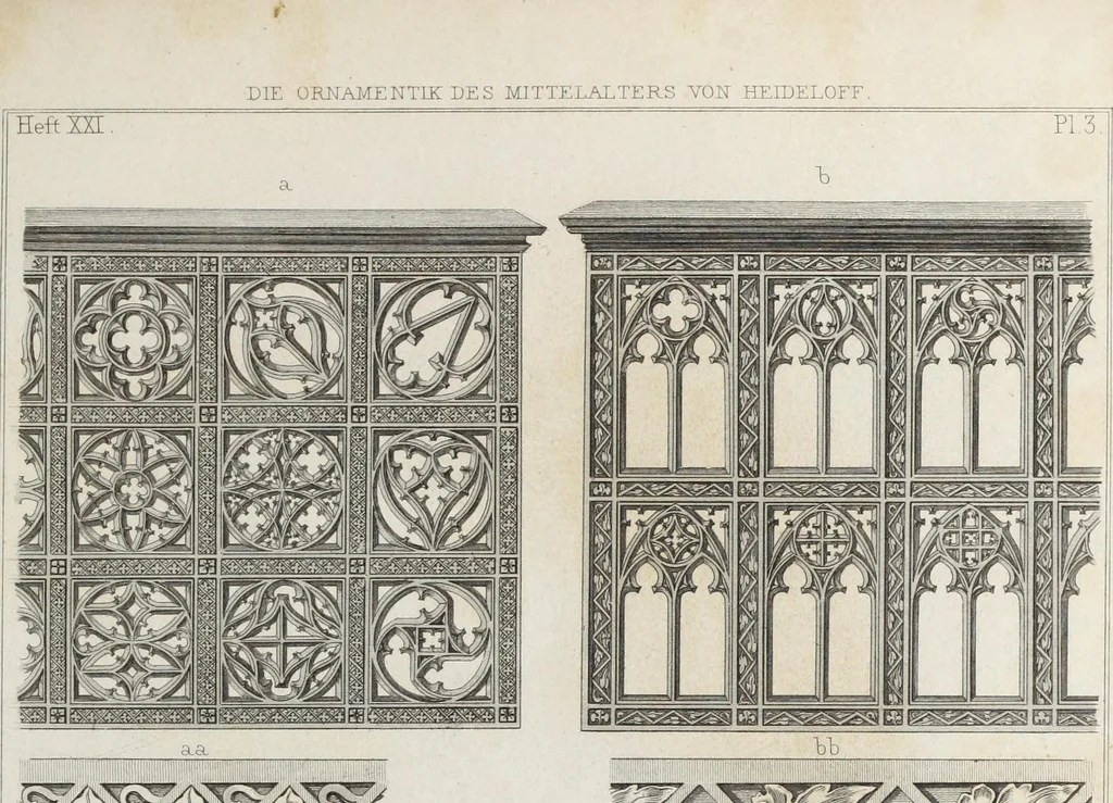 An illustration from Ornamentik des Mittelalters, 1838, leaf 356