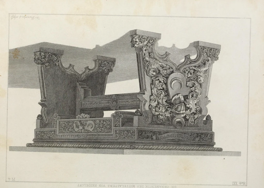 An illustration from Ornamentik des Mittelalters, 1838, leaf 358