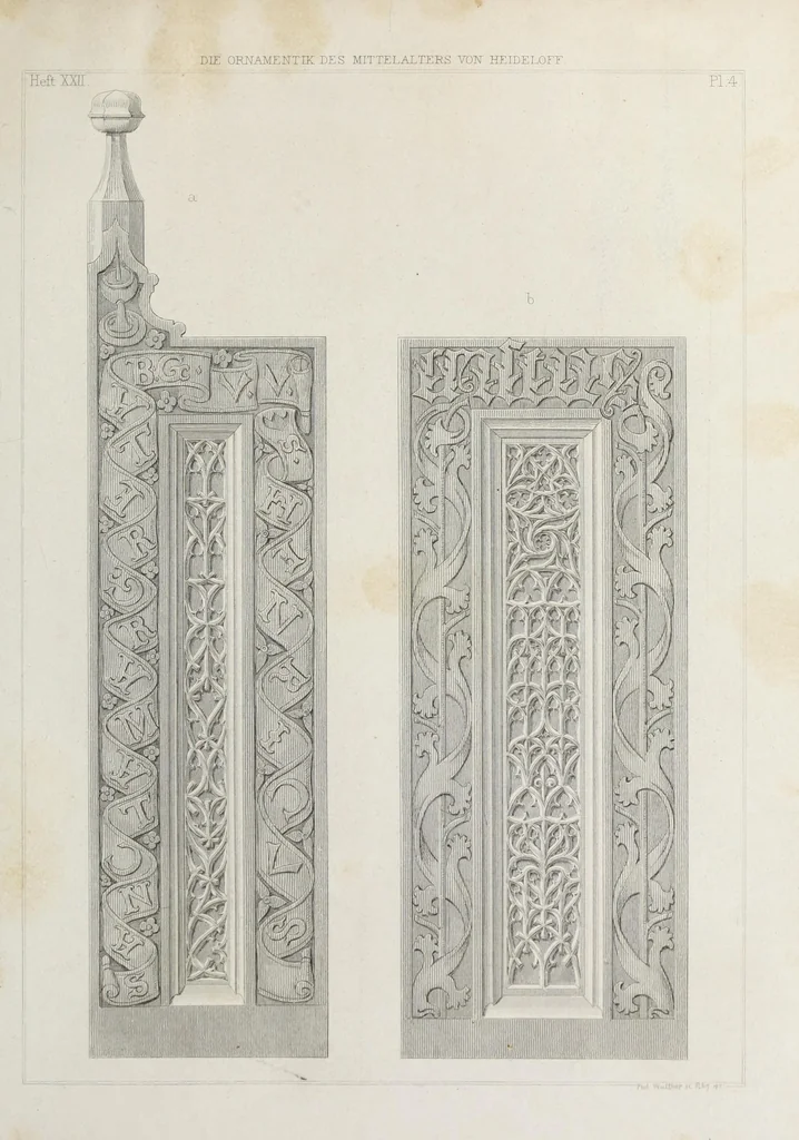 An illustration from Ornamentik des Mittelalters, 1838, leaf 374