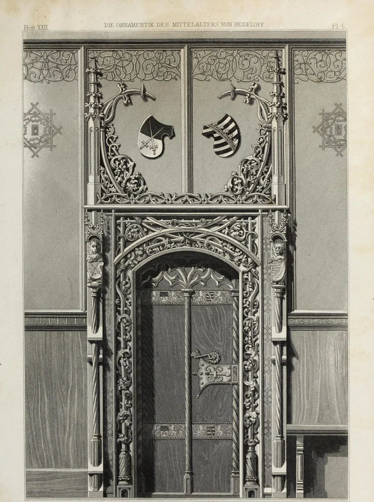 An illustration from Ornamentik des Mittelalters, 1838, leaf 376