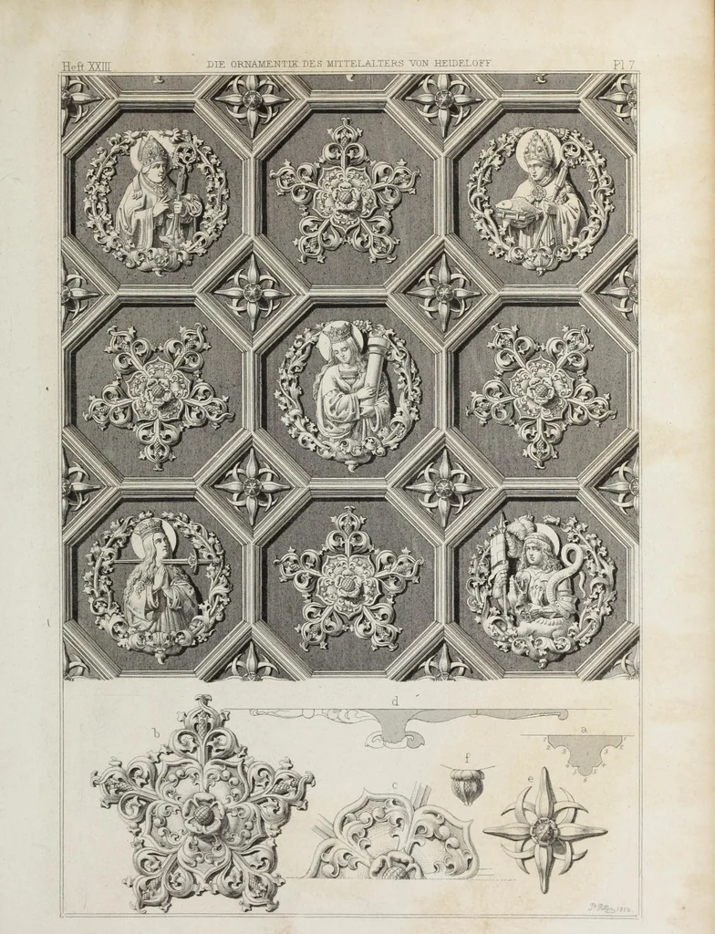 An illustration from Ornamentik des Mittelalters, 1838, leaf 394