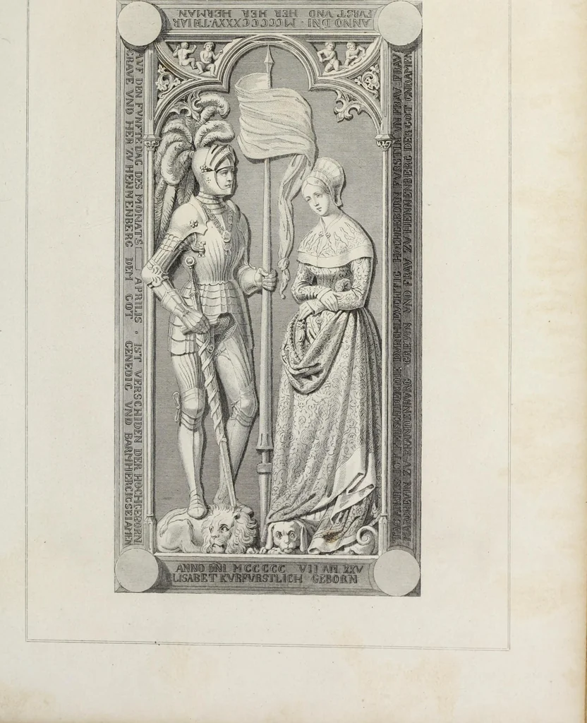 An illustration from Ornamentik des Mittelalters, 1838, leaf 406