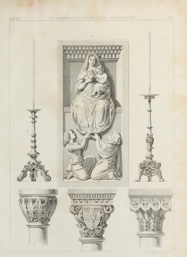 An illustration from Ornamentik des Mittelalters, 1838, leaf 416