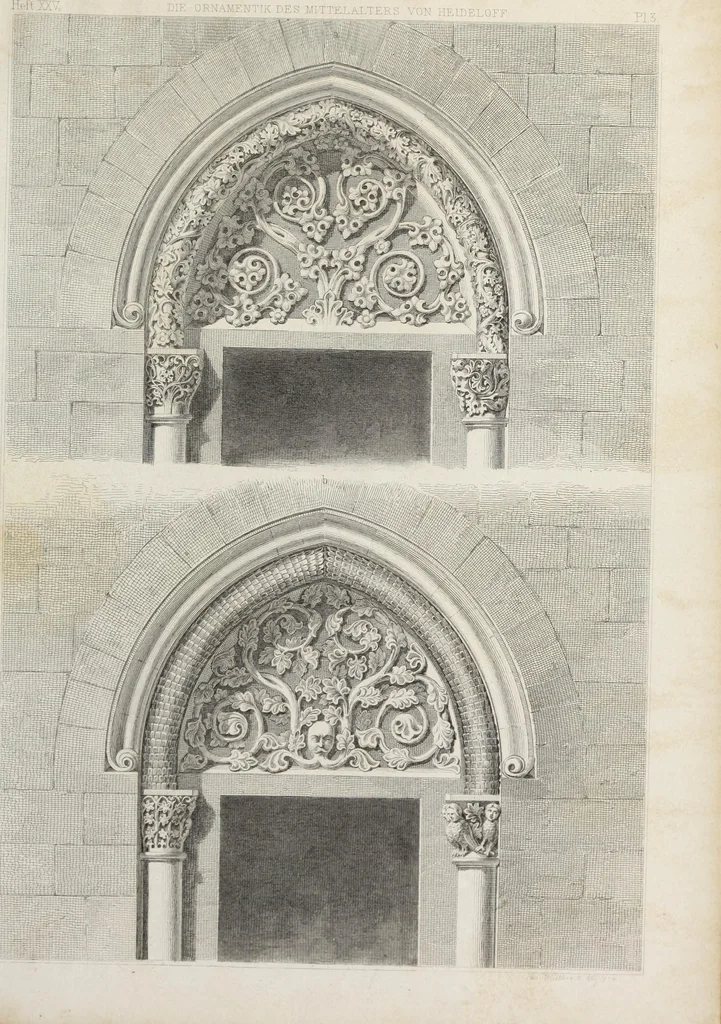 An illustration from Ornamentik des Mittelalters, 1838, leaf 418