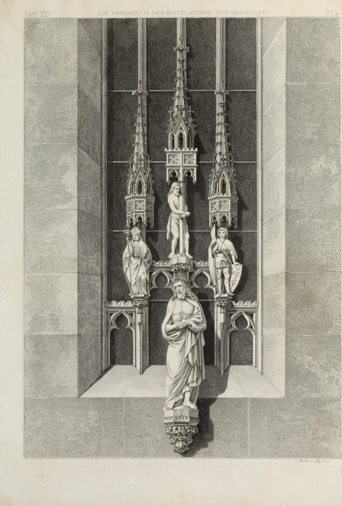 An illustration from Ornamentik des Mittelalters, 1838, leaf 420