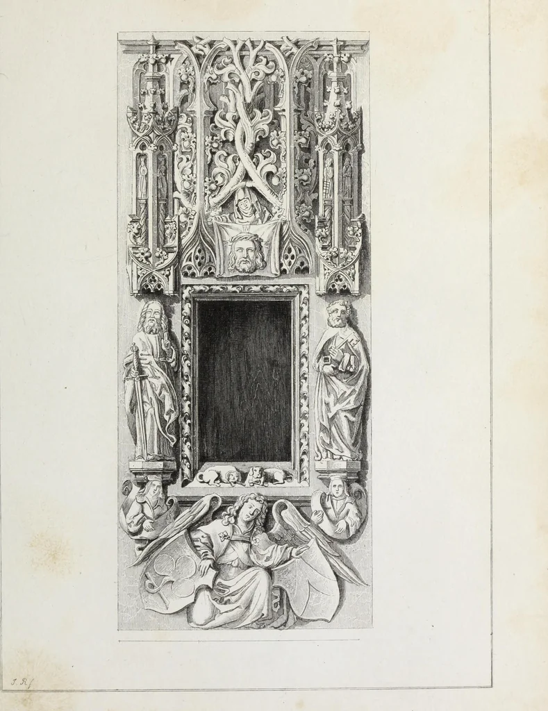 An illustration from Ornamentik des Mittelalters, 1838, leaf 60