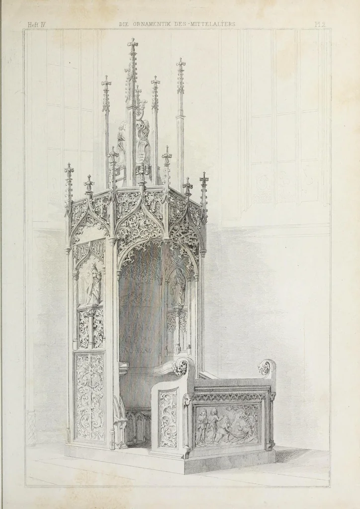 An illustration from Ornamentik des Mittelalters, 1838, leaf 64
