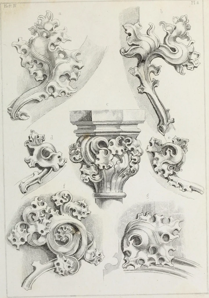 An illustration from Ornamentik des Mittelalters, 1838, leaf 70