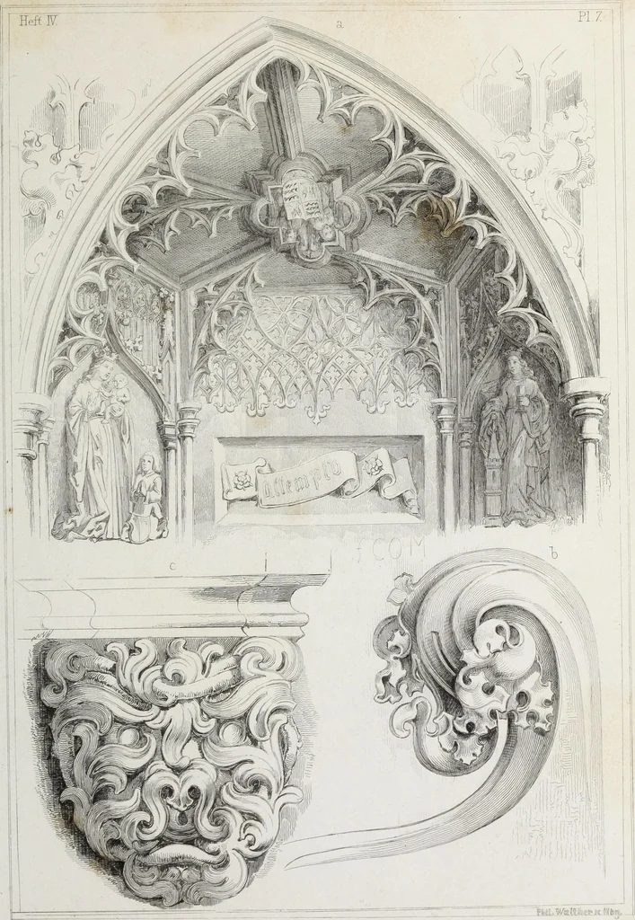 An illustration from Ornamentik des Mittelalters, 1838, leaf 72