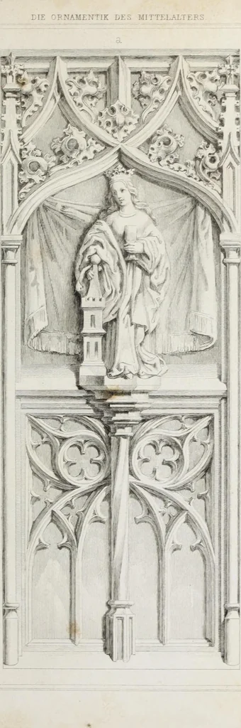 An illustration from Ornamentik des Mittelalters, 1838, leaf 74