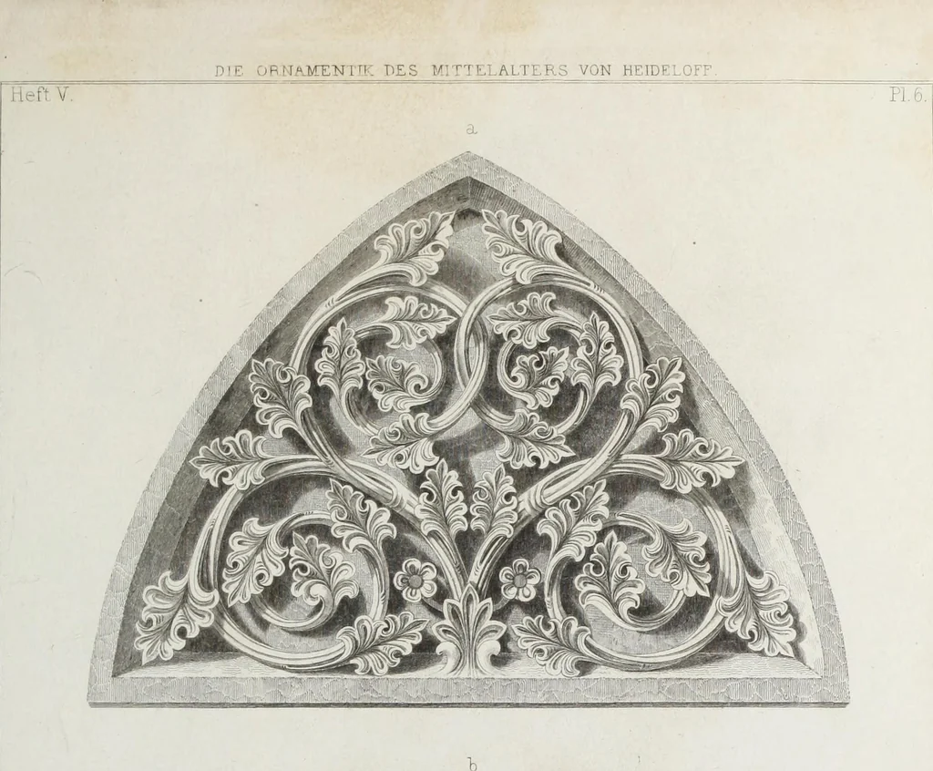 An illustration from Ornamentik des Mittelalters, 1838, leaf 86