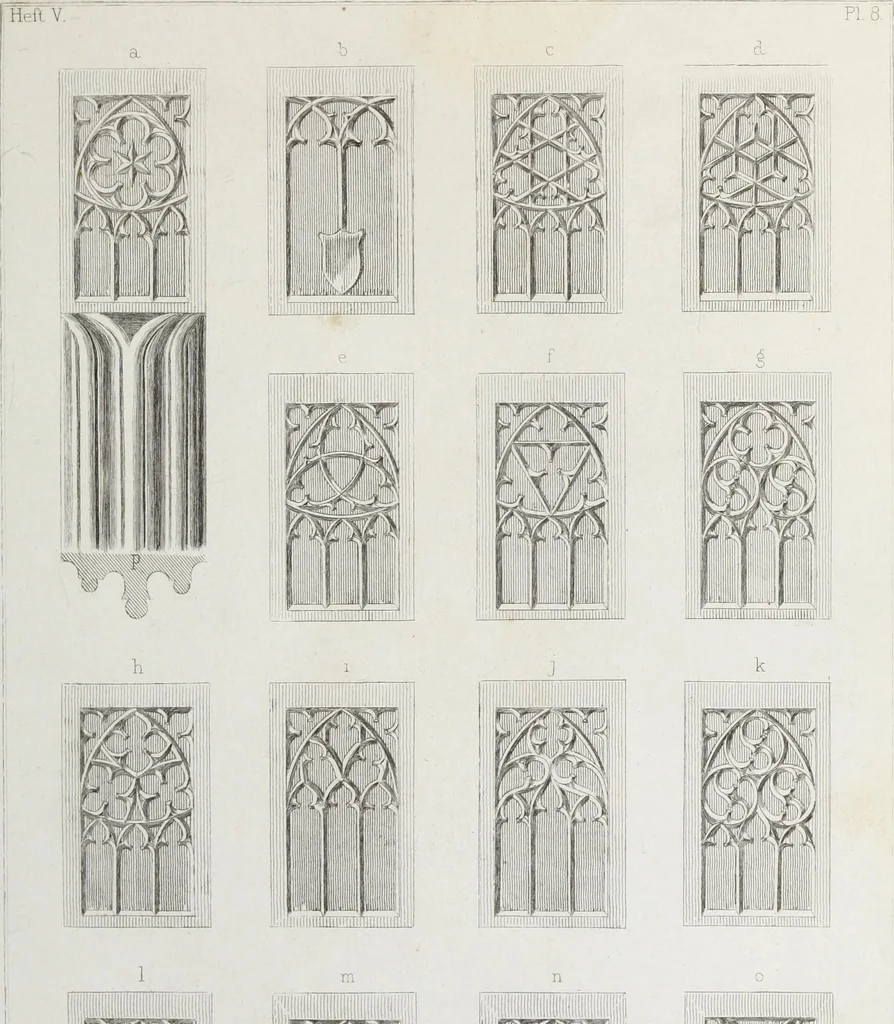 An illustration from Ornamentik des Mittelalters, 1838, leaf 90