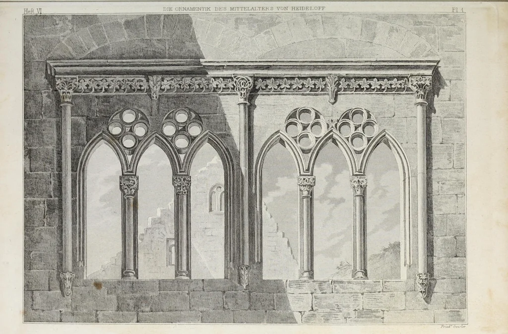 An illustration from Ornamentik des Mittelalters, 1838, leaf 92