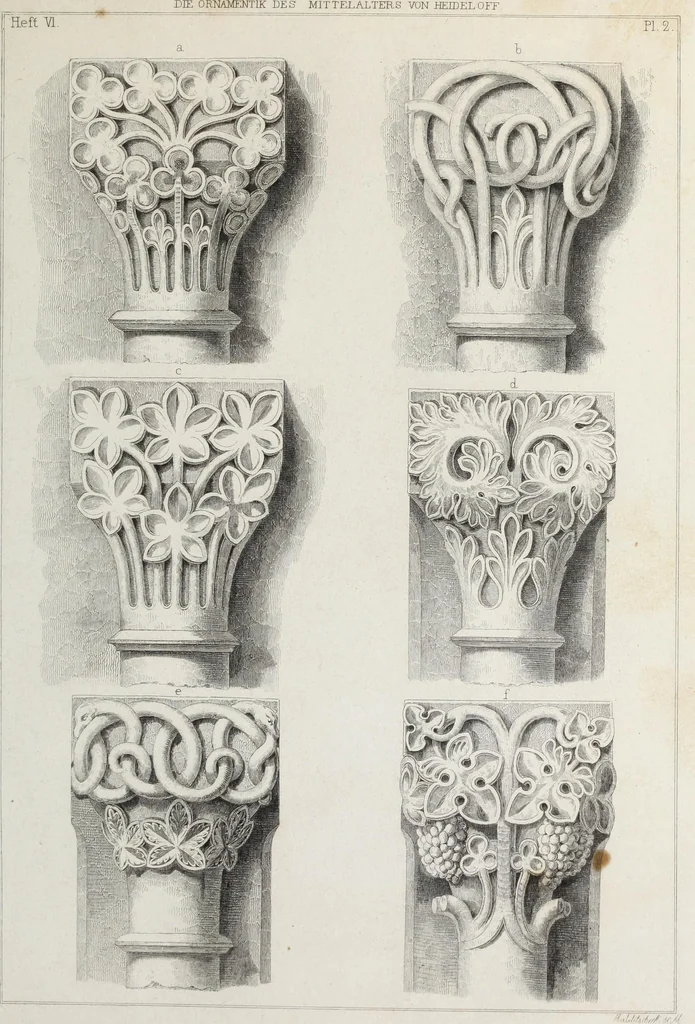 An illustration from Ornamentik des Mittelalters, 1838, leaf 94