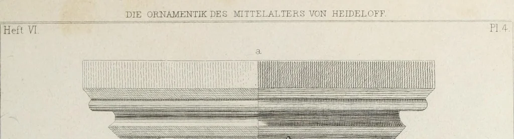 An illustration from Ornamentik des Mittelalters, 1838, leaf 98