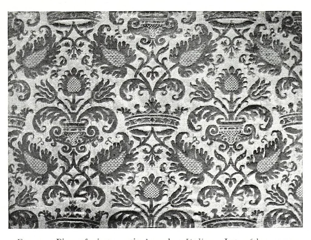 An illustration from Ornament in European silks, 1899, leaf 135