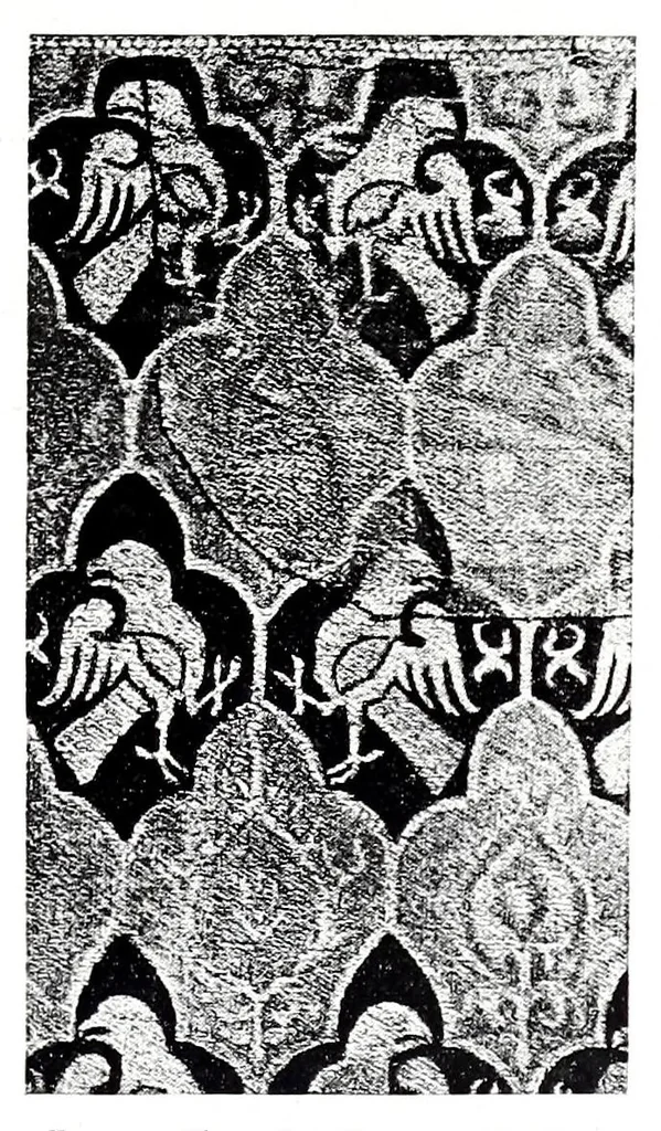 An illustration from Ornament in European silks, 1899, leaf 73