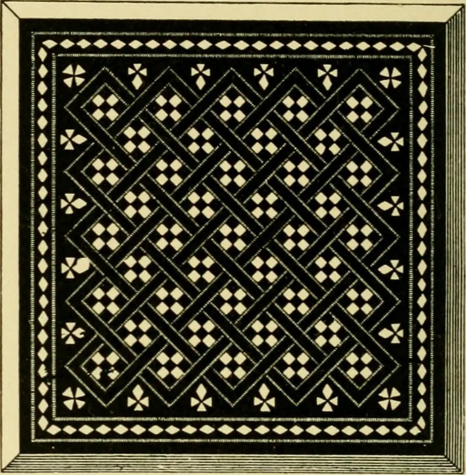 An illustration from Ornament & its application; a book for students, treating in a practical way of the relation of design to material, tools and methods of work, 1904, leaf 103