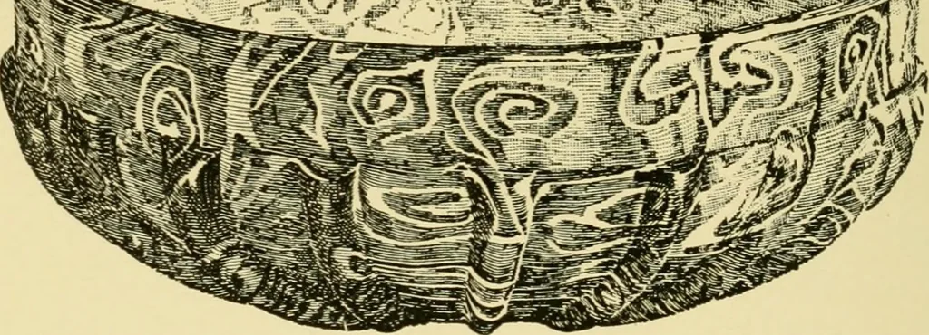 An illustration from Ornament & its application; a book for students, treating in a practical way of the relation of design to material, tools and methods of work, 1904, leaf 105