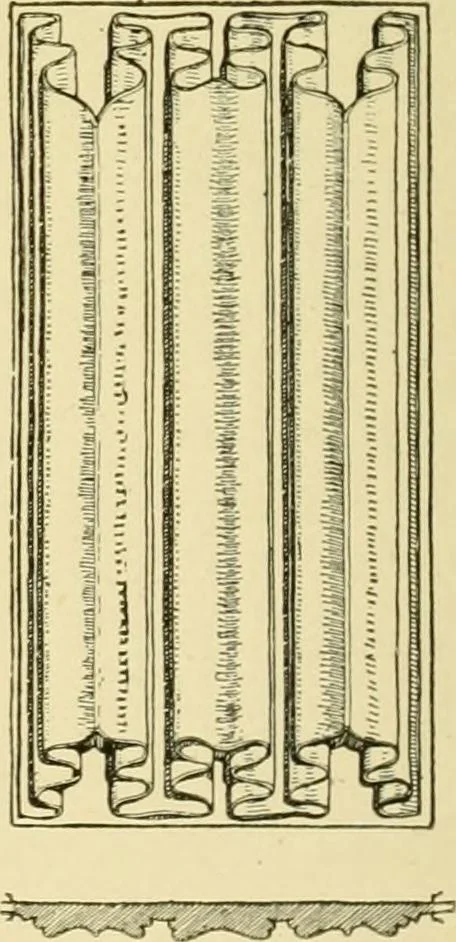 An illustration from Ornament & its application; a book for students, treating in a practical way of the relation of design to material, tools and methods of work, 1904, leaf 113